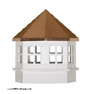 Vinyl Window Gazebo Cupola with copper roof