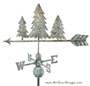 Pine Trees Weathervane
